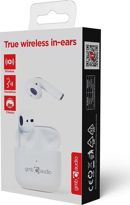 Actual product image Gembird Valletta (No noise cancelling, 3 h, Wireless)