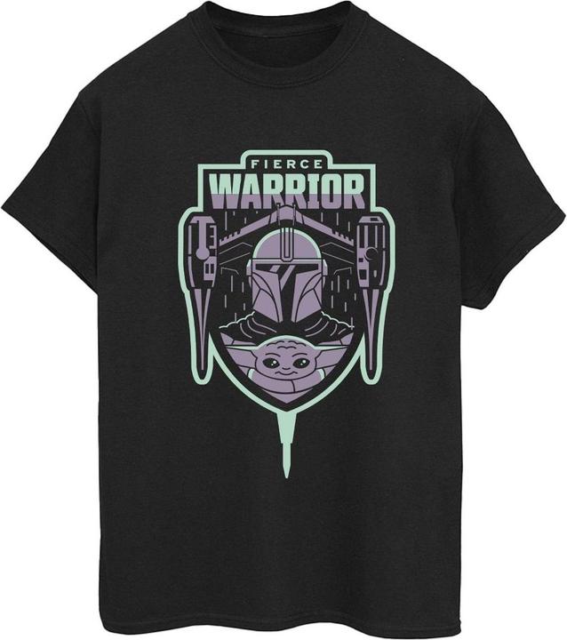 Produktbild Star Wars The Mandalorian Fierce Warrior Patch TShirt (3XL)