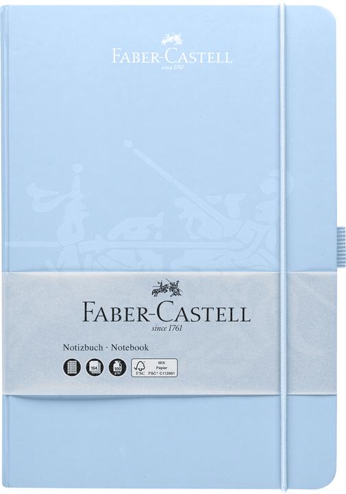 Immagine prodotto Faber-Castell Notebook A5 sky blue (A5, Quadretti, Copertina rigida)