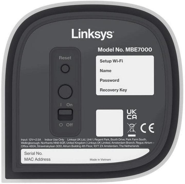 Actual product image Linksys VELOP MBE7000 BE11000 1PK