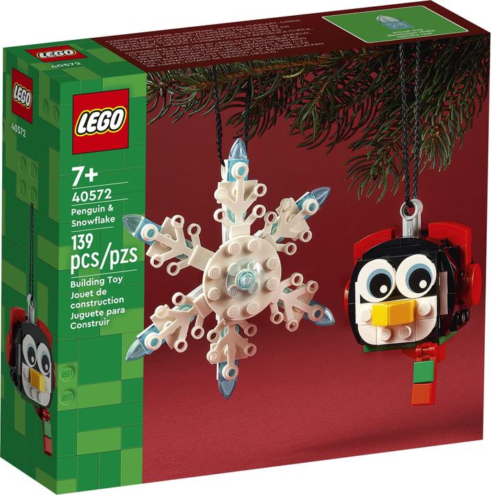 Produktbild LEGO Pinguin mit Schneeflocke (40572, LEGO DC)