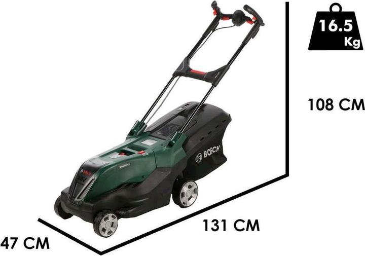 Actual product image Bosch Home & Garden AdvancedRotak 36V-40-650 cordless lawn mower, 1 x 36V 4.0Ah battery (Rechargeable battery operated)