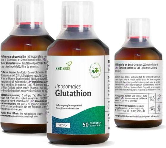 Produktbild Sanasis Glutathion liposomal Fl 250 ml (1 Stück, 331 g)