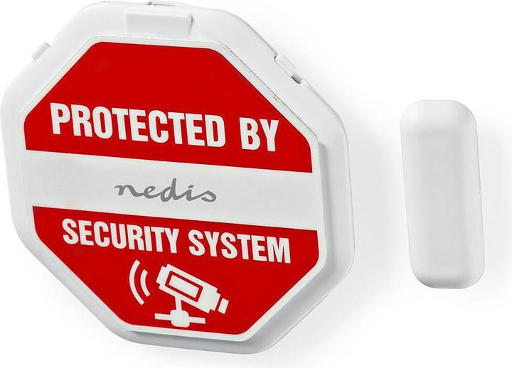 Produktbild Nedis Doorstep Window Alarm Battery Powered 2X CR2032 85 dB White