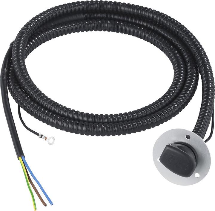 Actual product image Votronic 2303 Installation cable 230 V flange plug Calix complete for vehicle installation