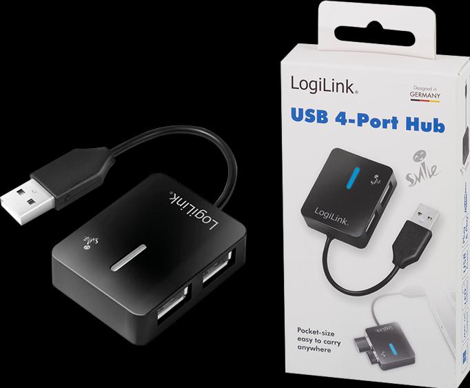 Immagine prodotto LogiLink Smile (USB-A, 4 Porti)