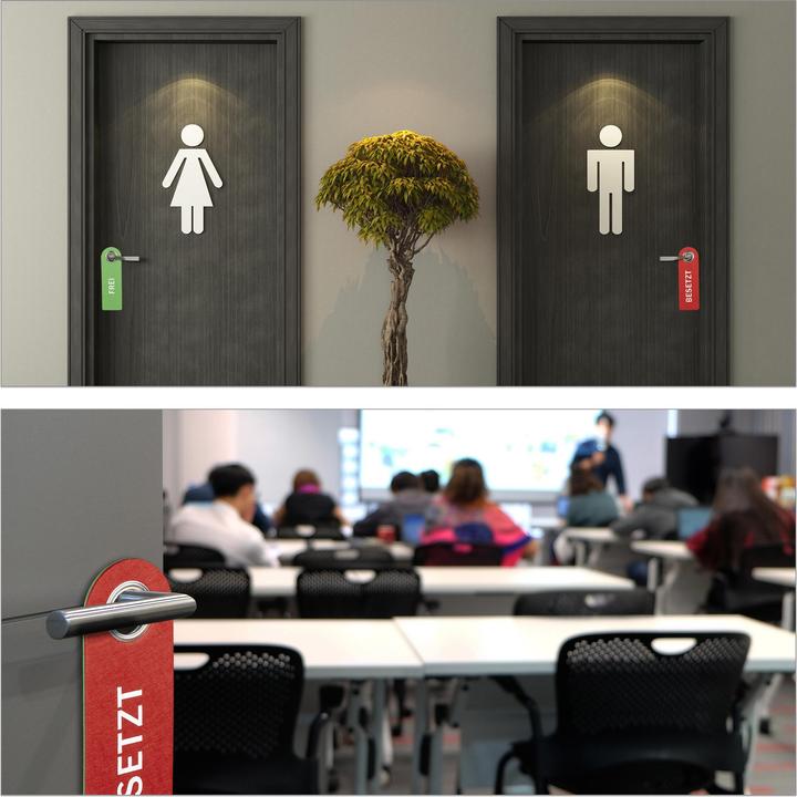 Actual product image Relaxdays 10x door plate