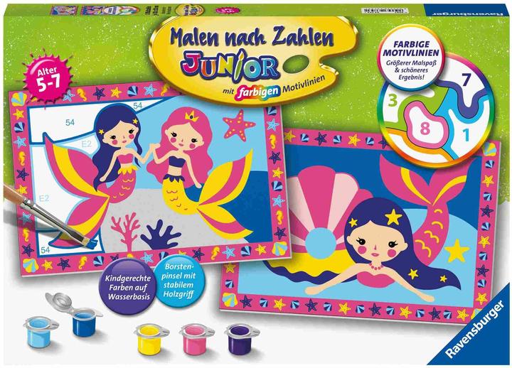 Image du produit Ravensburger Peinture par numéros 23753 - Sirènes enchantées - Enfants 5 - 7 ans