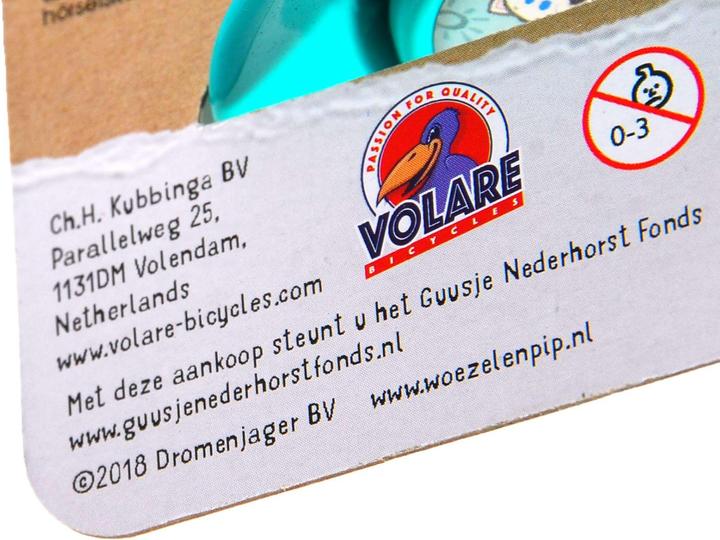 Productafbeelding Woezel & Pip Fietshoorn: Luid, duidelijk geluid voor veilig rijden - Universele pasvorm voor fietsen