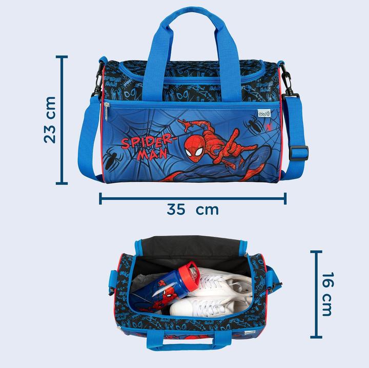 Actual product image Scooli Turnsack Spiderman 8 l, Volumen: 8 l, Motiv (8 l)