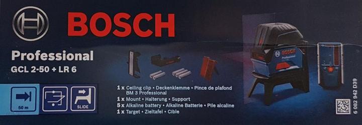 Produktbild Bosch Professional Professional GCL2-50 + LR6 + Brkt + RM1 + Case+TP