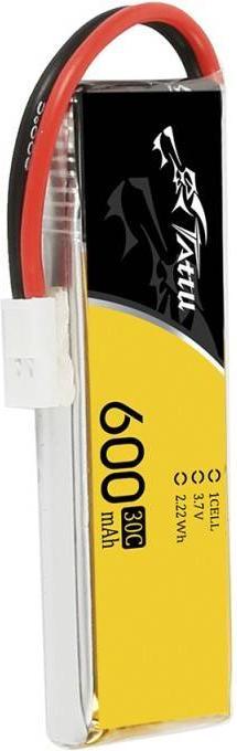 Immagine prodotto Tattu Batteria RC LiPo 600 mAh 3,7 V 30C (3.70 V, 600 mAh)