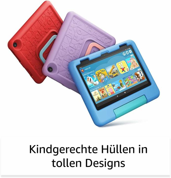 Produktbild Amazon Fire HD 8 Kids (2022) inkl. Hülle (nur WLAN, 8", 32 GB, Red)