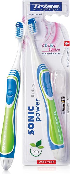 Actual product image Trisa Sonicpower Battery Young Edition (Sonic toothbrush)
