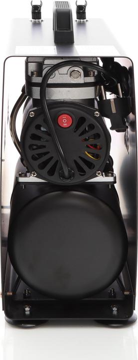 Actual product image Wiltec Airbrush Compressor AF196AW 6 bar Two-Cylinder Piston Compressor with 2-stage Switch and Air Tank
