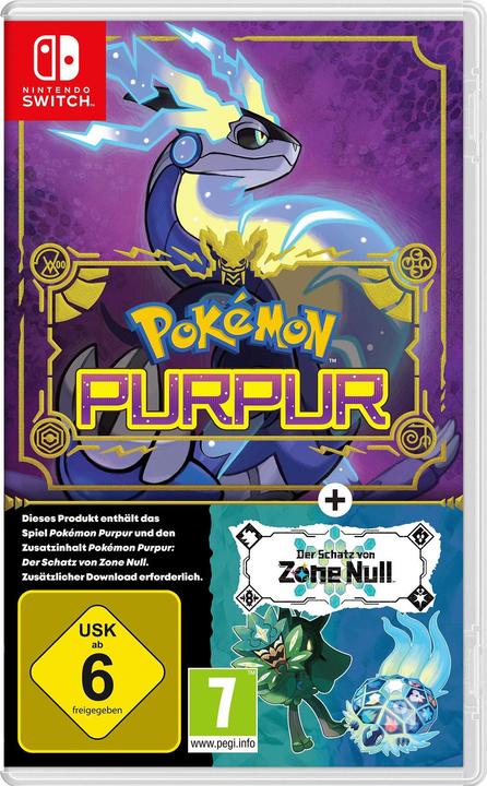 Nintendo Pokémon Pourpre + Le Trésor de la Zone Zéro - Extension (Switch, DE)