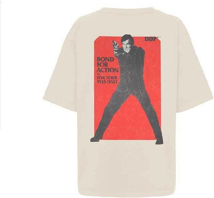 Immagine prodotto James Bond Maglietta Unisex Adulti For Your Eyes Only Bond For Action (S)