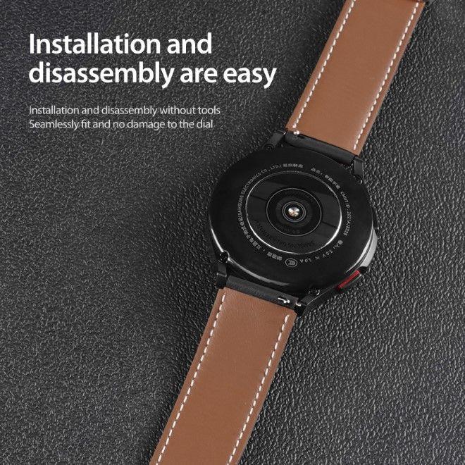 Produktbild Dux Ducis YA Series Echtleder Armband (22 mm, Echtleder, Galaxy Watch3 (45mm), Gear S3 Classic, Gear S3 Frontier)