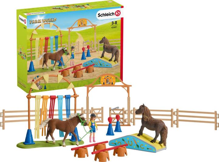 Actual product image Schleich Pony Agility Training