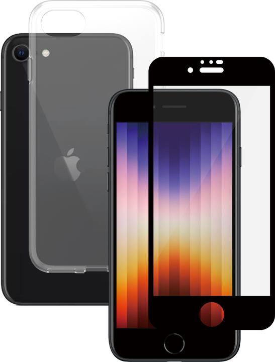 Immagine prodotto Safe Bundle Vetro + Custodia (50 Pezzo/i, Apple iPhone 6, Apple iPhone 6s, Apple iPhone 7, Apple iPhone 8, Apple iPhone SE (seconda generazione), Apple iPhone SE (terza generazione))