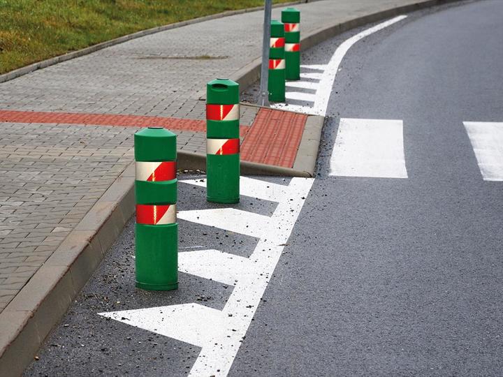 Produktbild Perel Reflektierendes Wabenband 5cm x 5m - Rot/Weiss