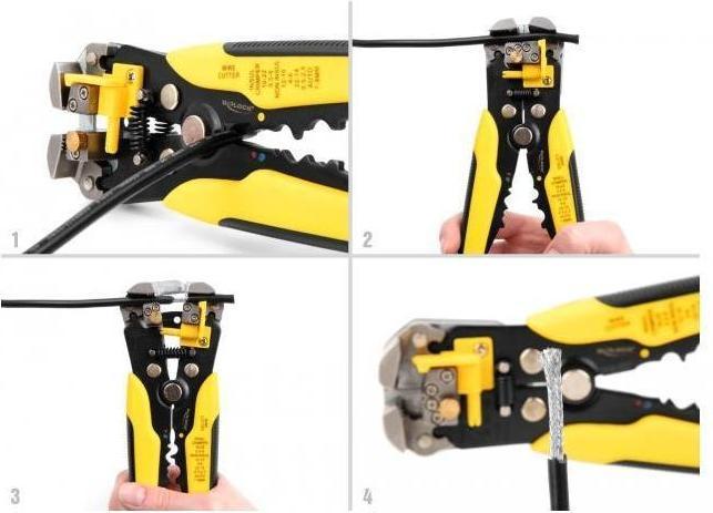 Actual product image Delock Multifunction tool for crimping and stripping coaxial cable AWG 10 (210 mm)