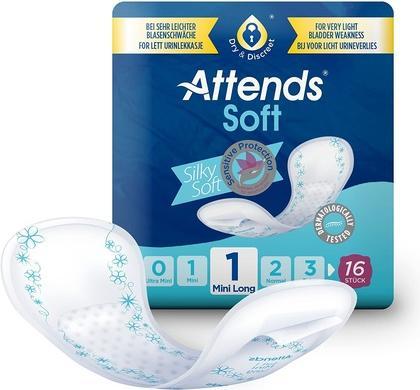 Produktbild Attends Soft 1 Mini Long Einlagen (16 x, Mini)