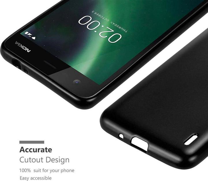 Image du produit Cadorabo Couverture métallique mate TPU (Nokia 2)