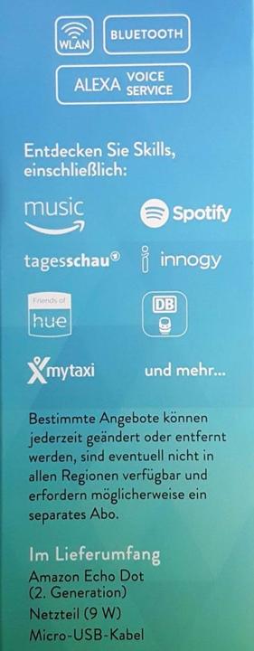 Produktbild Amazon Echo Dot 2. Generation (IFTTT, Amazon Alexa)