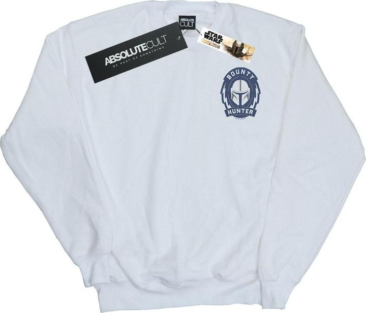 Produktbild Star Wars The Mandalorian Bounty Hunter Badge Breast Print Sweatshirt (L)