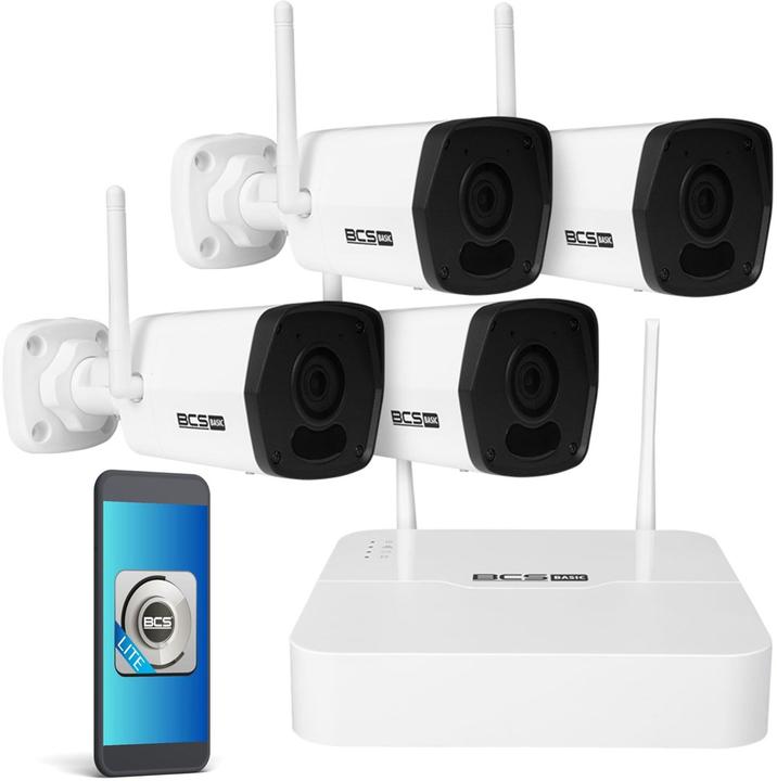 Immagine prodotto KIT DI MONITORAGGIO WIRELESS WIFI BCS-B-KITW(2.0)