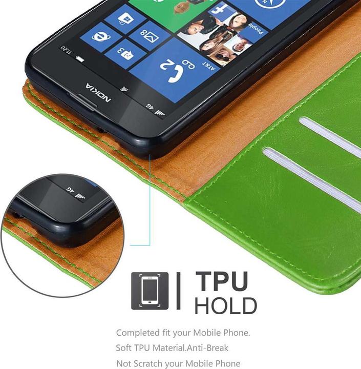 Actual product image Cadorabo Book Luxury Cover (Nokia Lumia 520)
