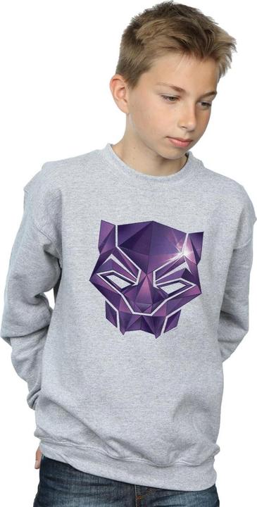 Image du produit - Sweat AVENGERS INFINITY WAR BLACK PANTHER GEOMETRIC - Garçon (140, 146)
