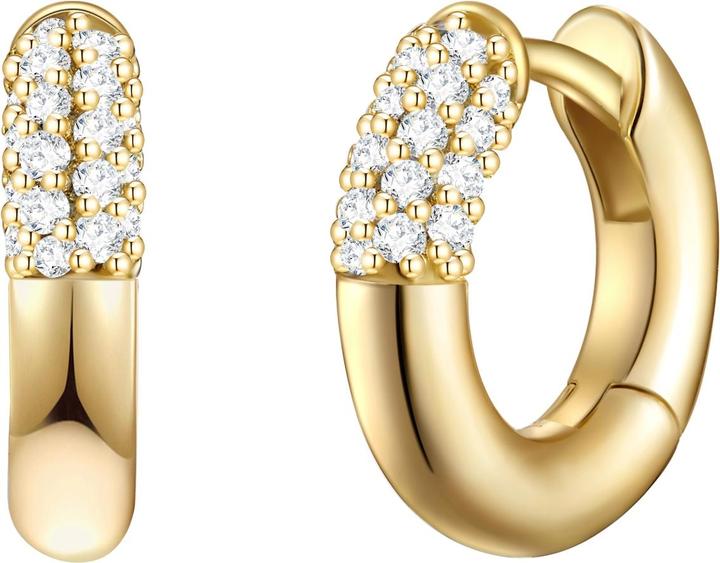 Produktbild Glanzstücke München Damen Sterling Silber Zirkonia gelbgold - 28963 (Sterling Silber)
