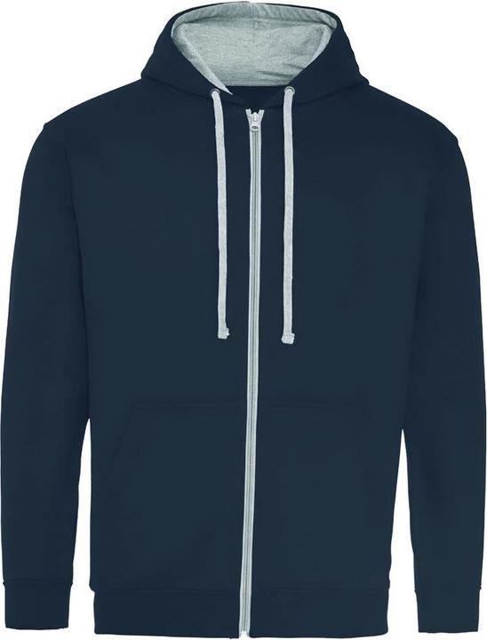Awdis Varsity Hoodie mit durchgehendem Reissverschluss