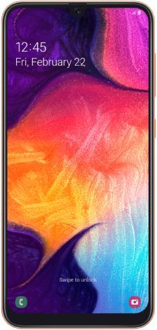 Produktbild Samsung Galaxy A50 (128 GB, Coral, 6.40", Dual SIM + SD, 25 Mpx, 4G)