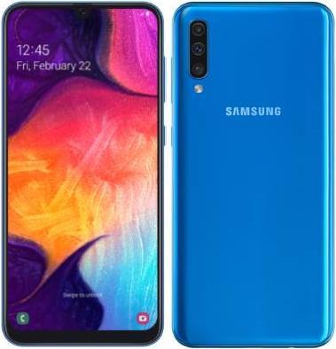 Samsung Galaxy A50 (128 GB, Blue, 6.40", Dual SIM + SD, 25 Mpx, 4G)