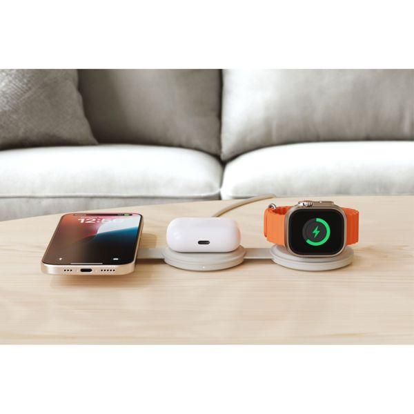 Immagine prodotto Satechi Caricabatterie wireless OntheGo 3-in-1 con Qi2 (15 W)