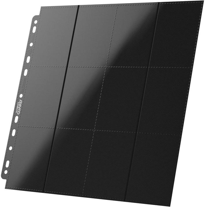 Image du produit Ultimate Guard Pochettes pour classeurs 24-Pocket QuadRow Pages Noir 10 pcs.