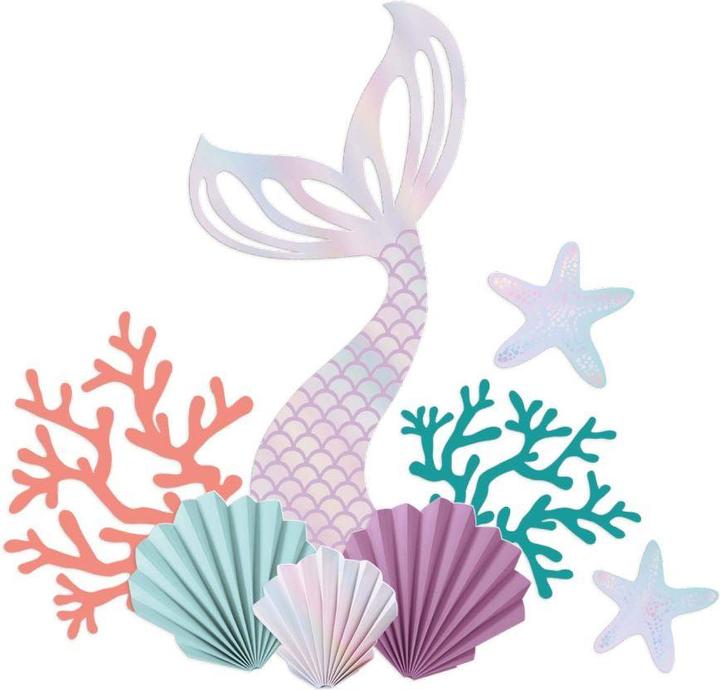 Actual product image Amscan Décorations murales Sirène