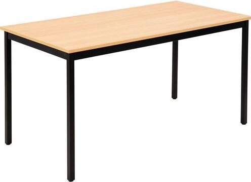 Image du produit Sodematub Table polyvalente gris clair, alu rectangulaire, tube carré alu, 160,0 x 80,0 x 74,0 cm (160 x 80 x 74 cm)