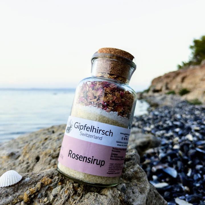 Produktbild Gipfelhirsch Rosensirup (200 g)
