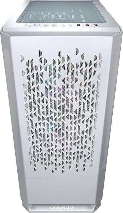 Produktbild Cougar Case MX430 Air RGB Weiss, Midi Tower, PC, Weiss, ATX, micro ATX, Mini-ITX, Gaming, HDD, Leistun (ATX)