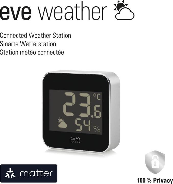 Actual product image Eve Weather (Matter)