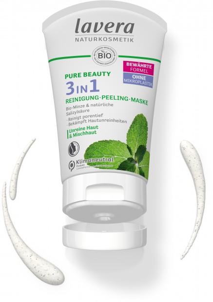 Image du produit Lavera Nettoyage 3 en 1 de Pure Beauty (125 ml)