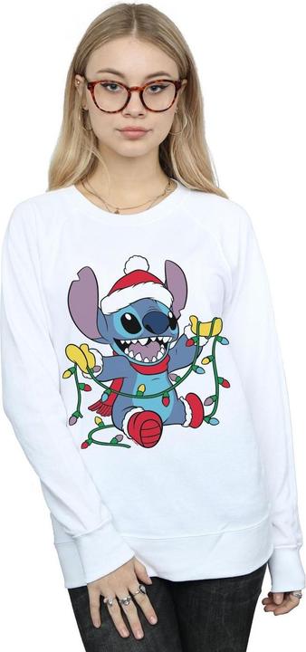 Produktbild Disney Lilo And Stitch Christmas Lights Sweatshirt (S)