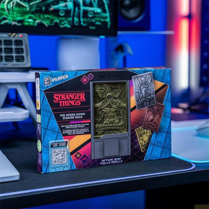 Actual product image Exquisite Gaming Stranger Things Digiplates Smartphone Stand Generation 1 Starter Pack
