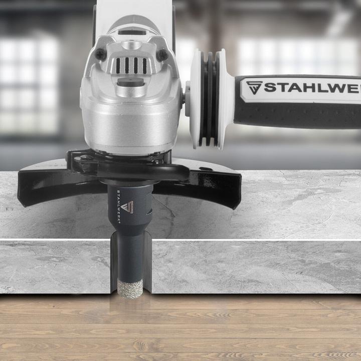 Produktbild Stahlwerk Diamant-Bohrkronen 5er Set 6-14 mm M14 für Winkelschleifer (6 - 14 mm)