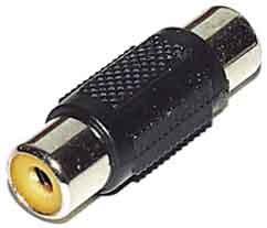 E+P GS 19 RCA zwarte kabelinterface/adapter