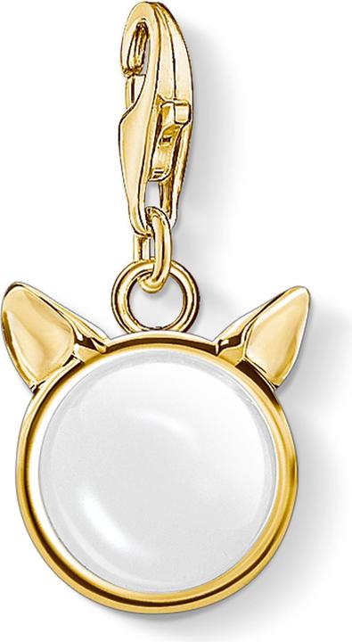 Thomas Sabo Charm-Anhänger (750 Gelbgold Vergoldung, 925 Sterlingsilber)